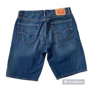 Levi's Mens 505 Blue Denim Shorts Size 34W